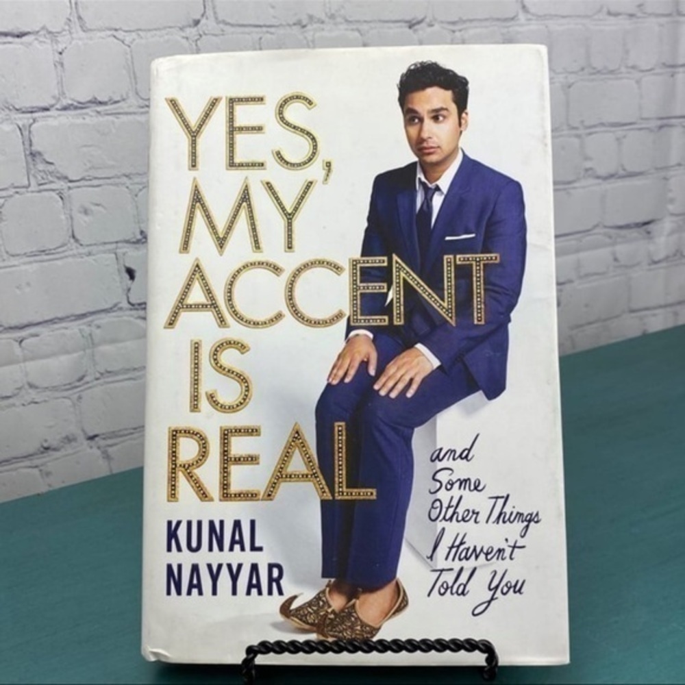 Yes my accent is real kunal nayyar‎ (Big Bang theory) Hardcover book